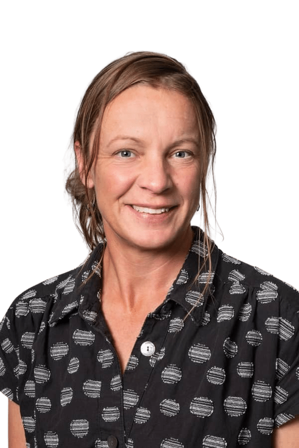 Portrait of Lu Lobbestael, Reception Manager at Associated Dermatology in Helena, Montana.